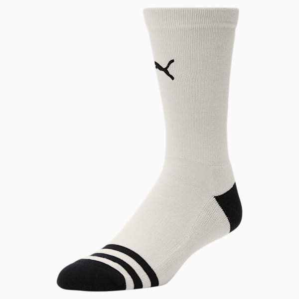 Men's Basketball Crew Socks [1 Pack], GREY / BLACK, extralarge